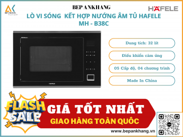 LÒ VI SÓNG  KẾT HỢP NƯỚNG ÂM TỦ HAFELE  MH - B38C  538.01.111 